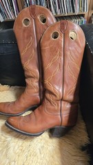 Tony Lama Women’s Tall Western Boot Brown Size 10.5 M
