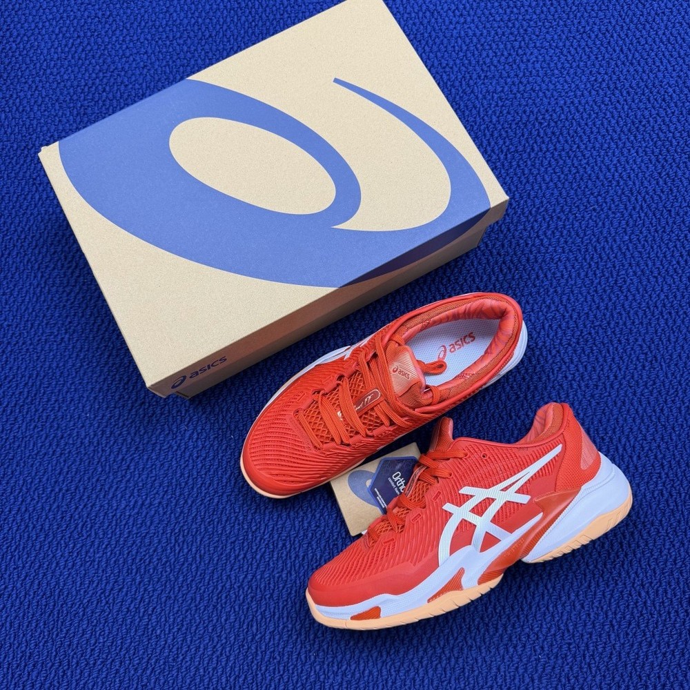 ASICS Court FF 3 Novak Fiery Red 1041A363-961 Men’s Size 4-11.5