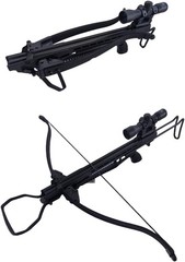 100lbs Scout Compact Crossbow Collapsible Limbs and Adjustable Stock w/ Scope