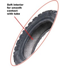 2 PCS 10×3 Tire fit 255×80 & 80/65-6O Anti-Slip Off-Road for Electric Scooter