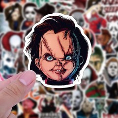 Mix 10/50 PCs Halloween Horror Movie Characters Graffiti Luggage Vinyl Stickers