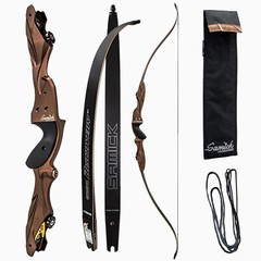 SAMICK 64″ Discovery Archery Recurve Bow – ILF CNC Riser – Wood Core Carbon ILF