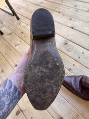1960s Vintage Acme Comblast Cowboy Boots Double eagle inlay woman’s 9