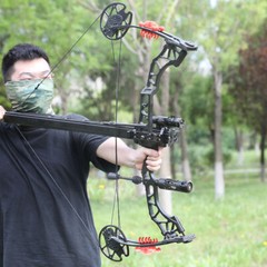 Compound Recurve Bow Hunting Archery Rapid Bow Shooter Launcher 6 Arrows Orbital