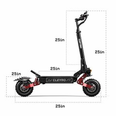 Electric Scooter Adult Folding E-Scooter 3000W Dual Motor 11″ Road Tire 60V 33Ah
