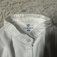 Women’s XS White Carma Short Sleeve Horseback Riding Show Shirt