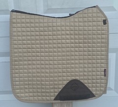 LeMieux ProSport TAN Dressage Saddle PAD~Size S/M~Lightly Used~CLEAN