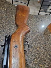 Vintage 1950’s Crosman Model 114 .22 Cal. Bulk Fill CO2 Pellet Gun Rifle: Read
