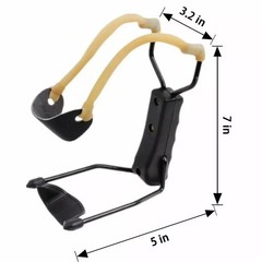 HIGH VELOCITY FOLDING WRIST SLINGSHOT Catapult Powerful Hunting Sling Shot Ammo
