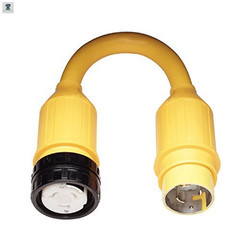 Marinco 118A Marine Shore Power Pigtail Adapter 50A 125V Locking Male