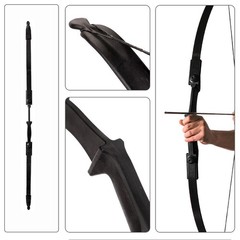 53″ Recurve Bow and Arrow Set for Beginner Archery 40lbs Bow Kit with 6pc Arrows