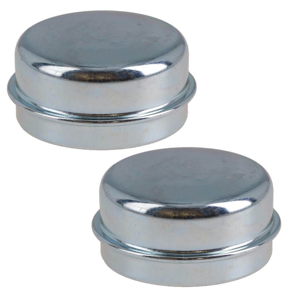 2 PACK Replacement 52mm Dust Cap Wheel Hub Trailer Bearing Grease Cover