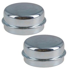 2 PACK Replacement 52mm Dust Cap Wheel Hub Trailer Bearing Grease Cover