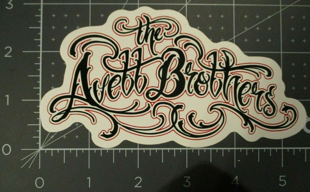 AVETT BROTHERS Font Sticker STICKER decal tour cd lp set scott i and love you C
