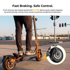 Ausom L1 Foldable Electric Scooter,800W Motor,70km Range,10in Tires E-Scooters