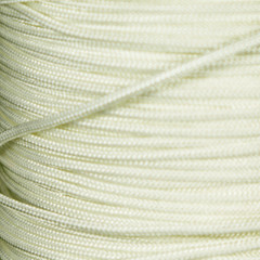 1′, 3′, 5′, 10′, 25′, 50′, 100′ White D Loop BCY # 24 Rope Material