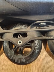 Powerslide Swell PS Triple Black 110 Inline Skates Trinity Sizes M9, W10 Used
