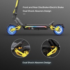 All-Terrain Electric Mountain Scooter for Adults 1200W 30MPH Off-Road E-Scooter