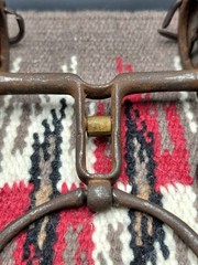 Rare Antique Horse Ring Bit Attributed To Navajo Maker