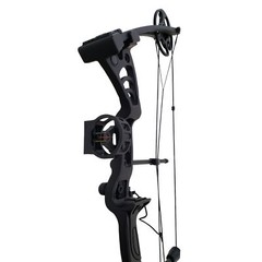 SAS Scorpii 55lbs Bow Kit w/ Arrow Rest, Sight, Release, Arrows Black – Open Box
