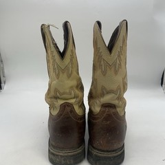 Justin Work Boots Mens 8.5 D Superintendent Steel Toe Brown WK4662 Western
