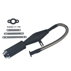 Flexible Exhaust Muffler Pipe Kit For 49cc 60cc 66cc 80cc 100cc 2 Stroke Engine