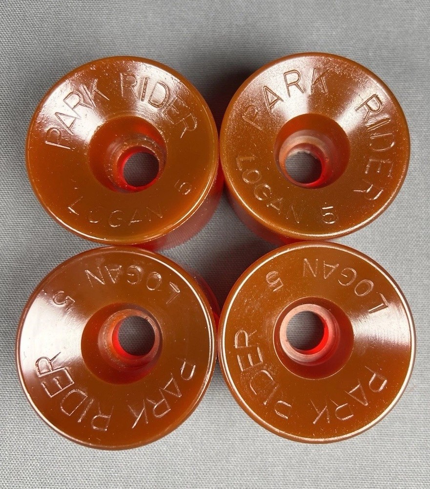 NOS Vintage Logan 5 Park Rider Skateboard Wheels 1970s Rare Original Unused Road