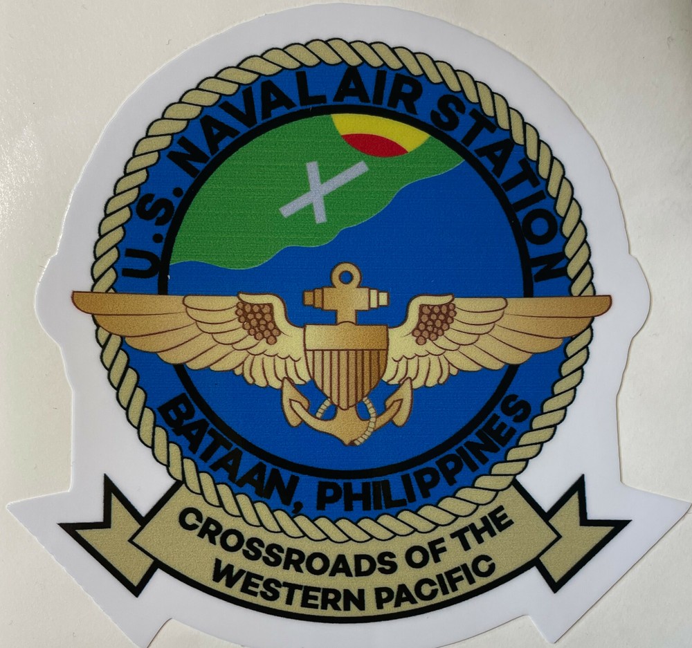 USN NAS Cubi Point Bataan Philippines Sticker Waterproof New D378