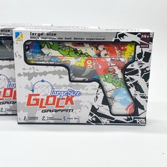 Large Size Graffiti Glock Water Bomb Air Pistol NEW Quantity 3