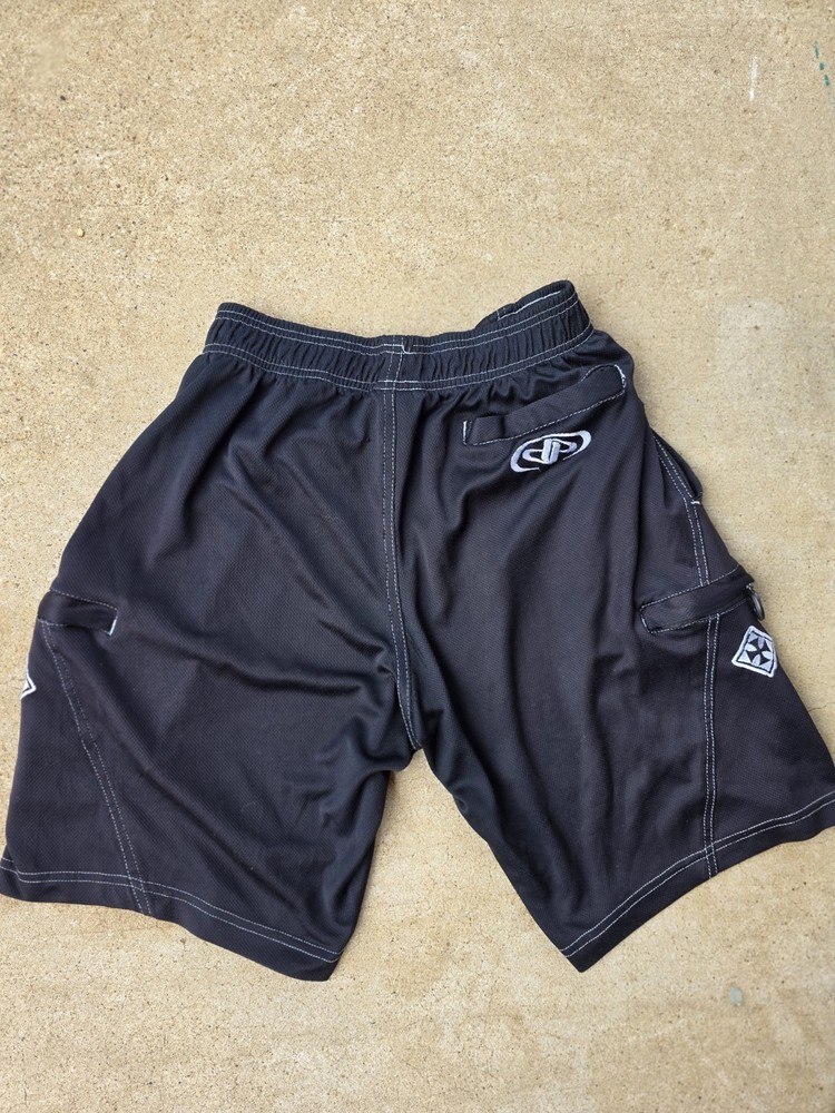 DP Sports Paintball Shorts Black Medium Adult Made in Pakistan