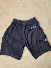 DP Sports Paintball Shorts Black Medium Adult Made in Pakistan