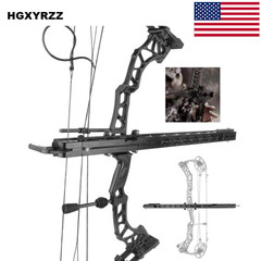 Archery mini Compound Bow Rapid Shooter Launcher Steel Ball Tool Hunting Shoot