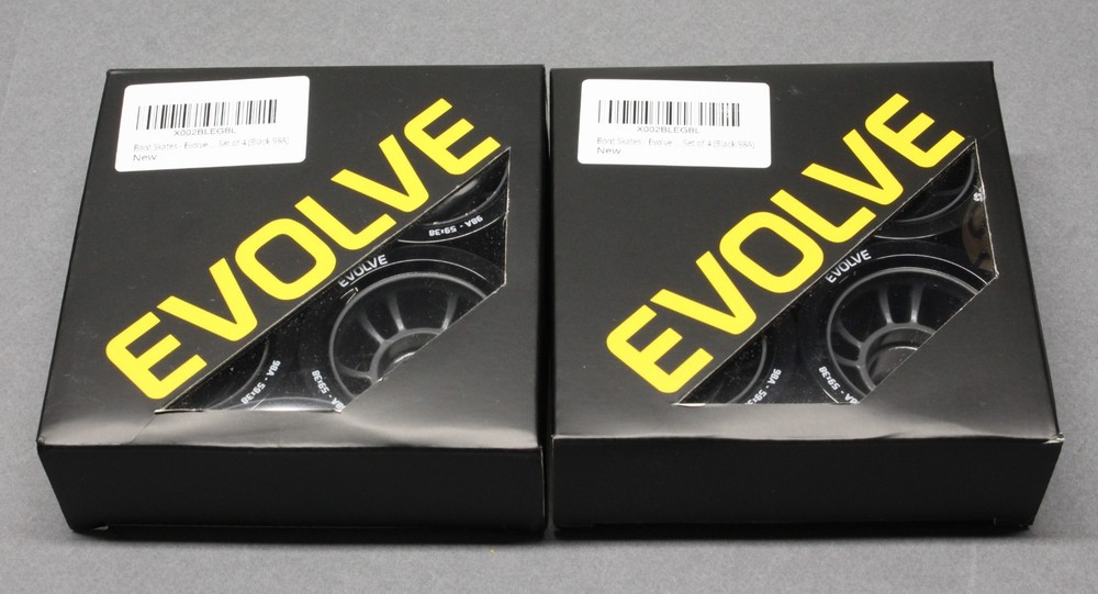Bont Skates Evolve 59 X 38mm Black 98A Roller Derby Wheels Set of 8