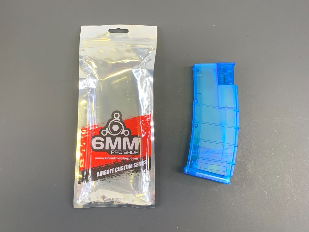 6mmProShop 500 Round Rifle Mag Size Airsoft Universal BB Speed Loader BLUE