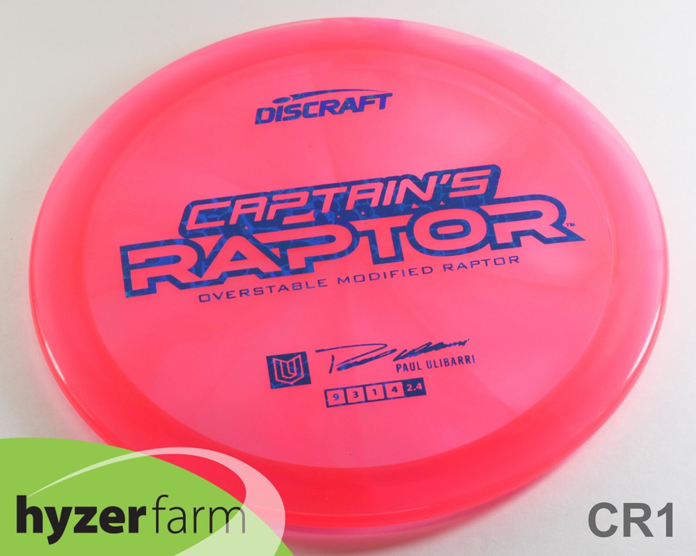 Discraft SWIRL Z 2025 CAPTAIN’S RAPTOR *pick your color and weight* Hyzer Farm