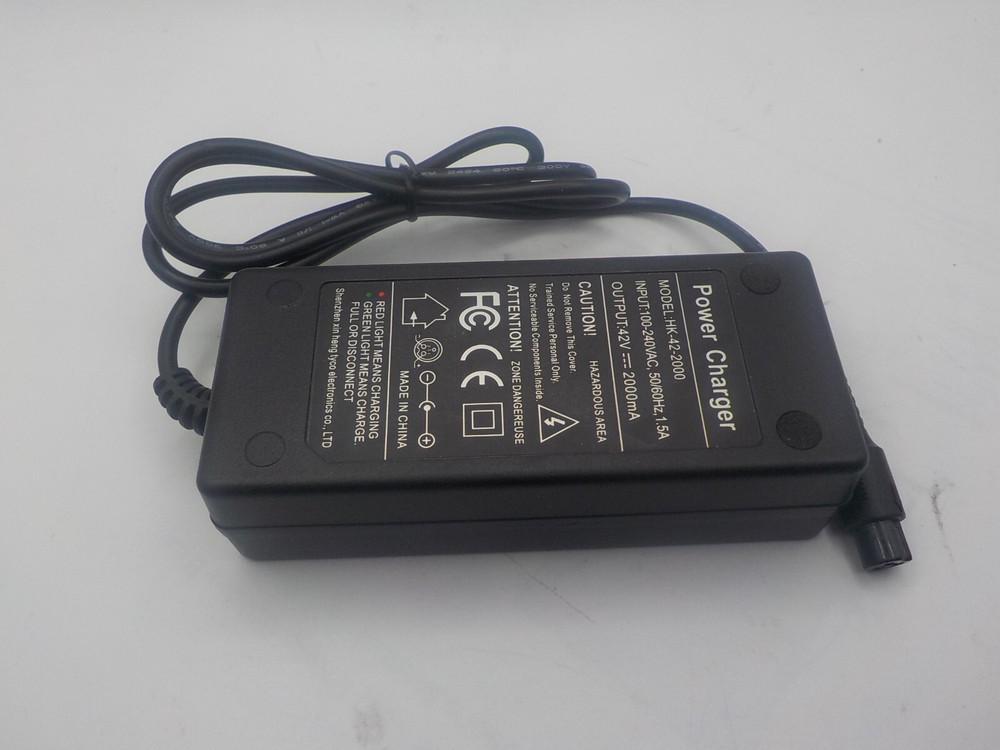 Hk-42-2000 42V 2 A Power Adapter Fast 3 Prong connector – No power cord