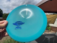 2021 Blue GLOW Flat Champion Eagle Disc Golf Innova Penned (Free Returns) #2416