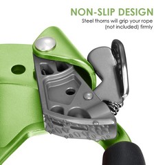 Hand Ascender Aluminum Magnesium Alloy Rock Climbing Handheld Ascender For MWLD