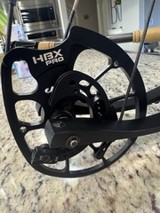 Hoyt VTM 34. Bourbon with Black limbs. RH 70lb.
