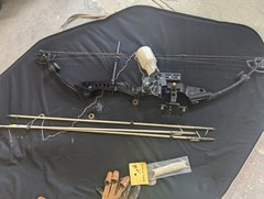 High Country Split Force Vibra Flex Armor Bow Set Up For Fishing RH 29″ 70 LB