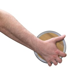 Wood Practice Discus, 1.0 kg