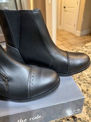 Kerrits Waterproof paddock boots NEW w/ Tags Ladies 11 Zip Sides Black