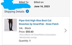 New Piper Knit High-Rise Boot Cut Breeches Knee Patch~Large~ 34Long