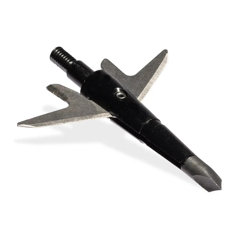 Swhacker SWH00201 2 Blade 100 Grain 1.75» Cut Broadhead – 3 Pieces – Black