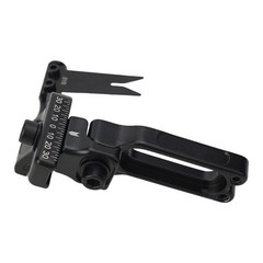 Strong Arrow Rest Rest Steel Plate 7*6.5*1.8cm 86.2g Aluminum Alloy Black