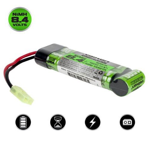 Valken Airsoft Energy NiMH 8.4v 1600mAh Flat Pack Mini (Brick) Style Battery