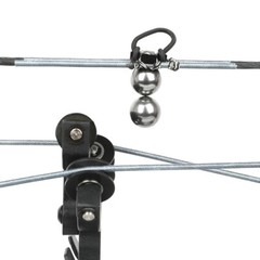 Compound Bow Dual-use Short Axis 40-65lbs Steel Ball Arrow Hunting Fishing RH LH