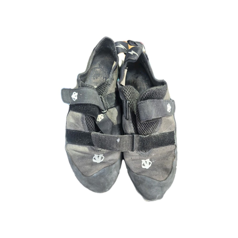 Evolv Defy Rock Climbing Shoes Men’s Gray Black TRAX Rubber Sz 11.5Mens