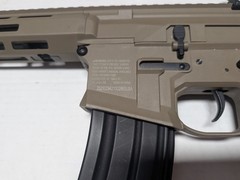 Airsoft BB Ripcord Airsoft Rifle Tan AEG 6mm BB Orange Tip