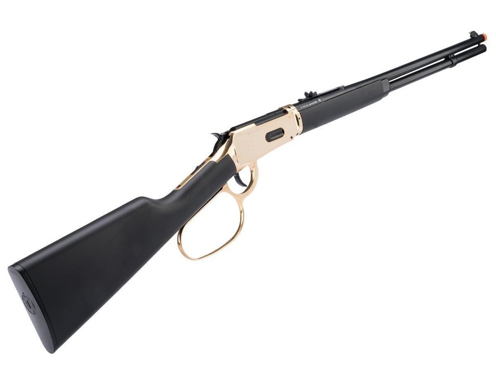 Airsoft CO2 Rifle – Gold Lever Action Legends Saddle Limited Edition – 10RDS